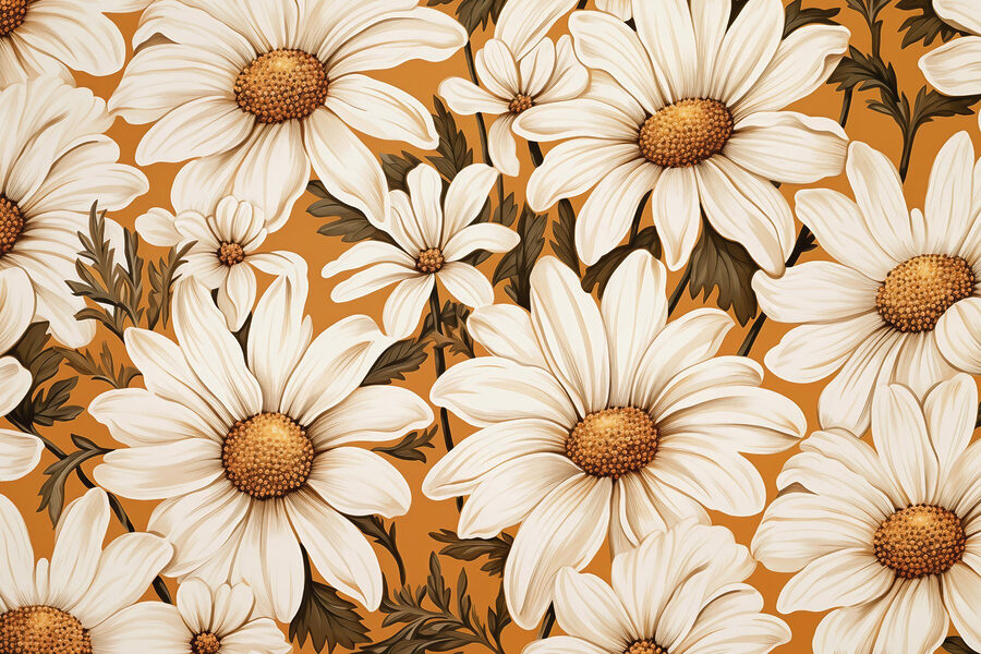 Papel de parede A beleza da natureza em padrões florais - Image 3