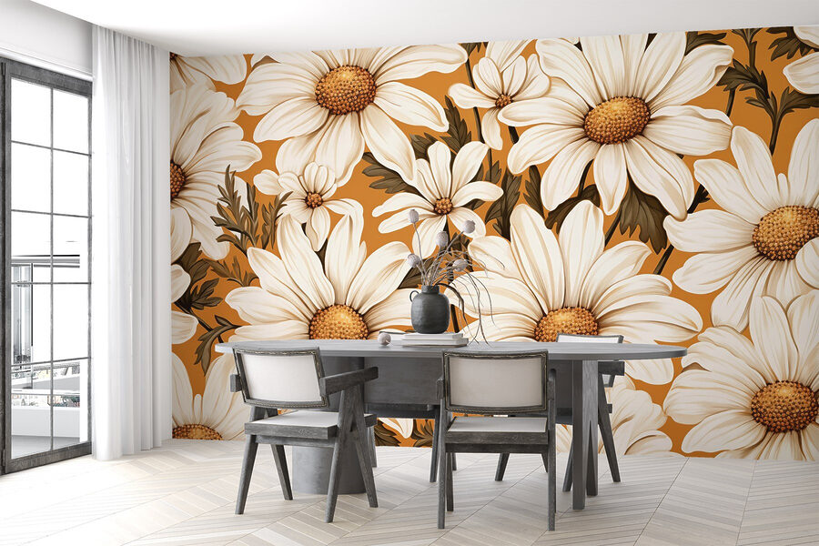 Papel de parede A beleza da natureza em padrões florais - Image 2