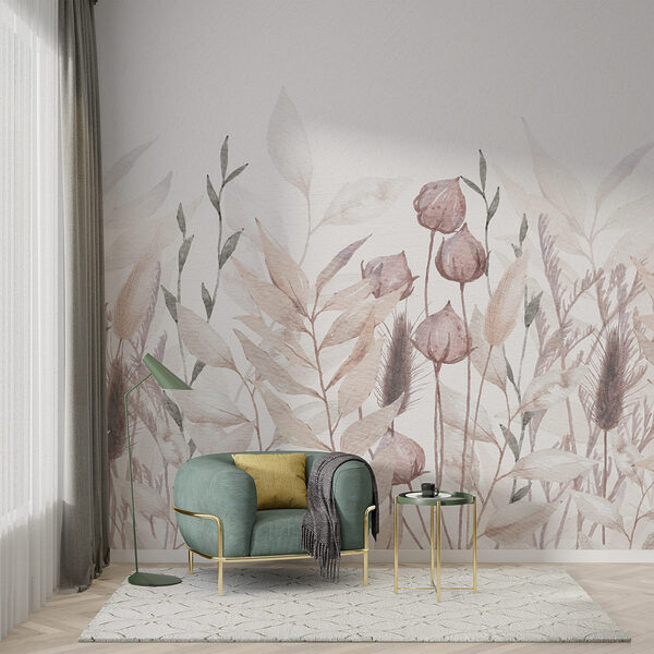 Pintura de plantas e folhas Pintura de plantas e folhas