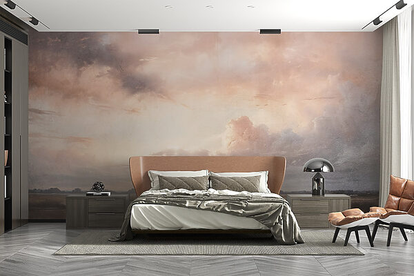 Papel de parede Paisagem com uma massa de água e nuvens (REF: w08409) Papel de parede Papel de parede Paisagem com uma massa de água e nuvens (REF: w08409)