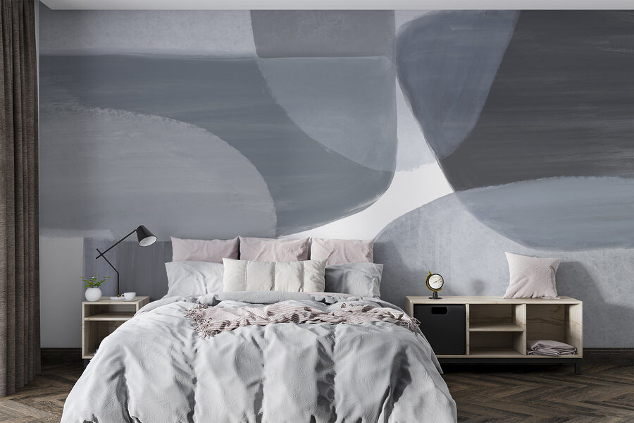 Arte em cinzento e branco