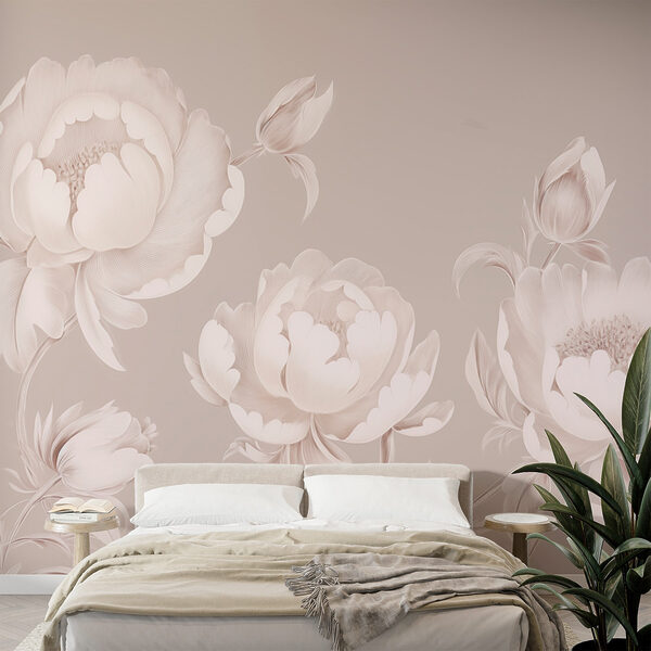 Papel de parede com flores Papel de parede com flores