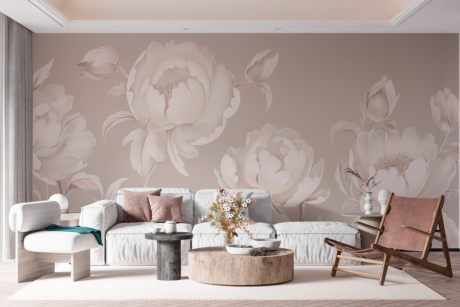 Papel de parede com flores