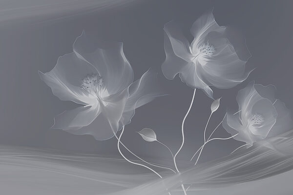 Flores delicadas em tons suaves Flores delicadas em tons suaves
