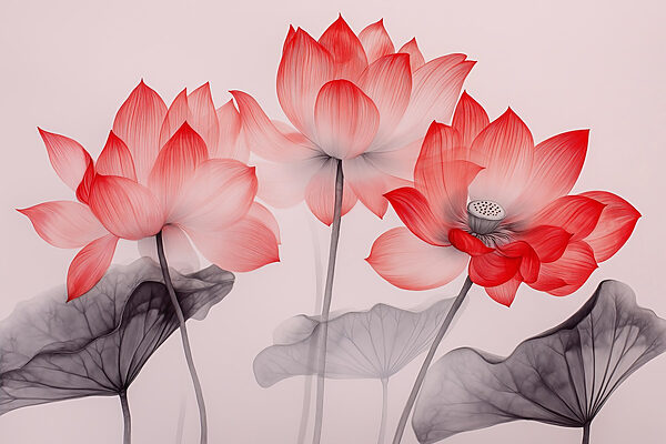 Grupo de flores cor-de-rosa com folhas Grupo de flores cor-de-rosa com folhas