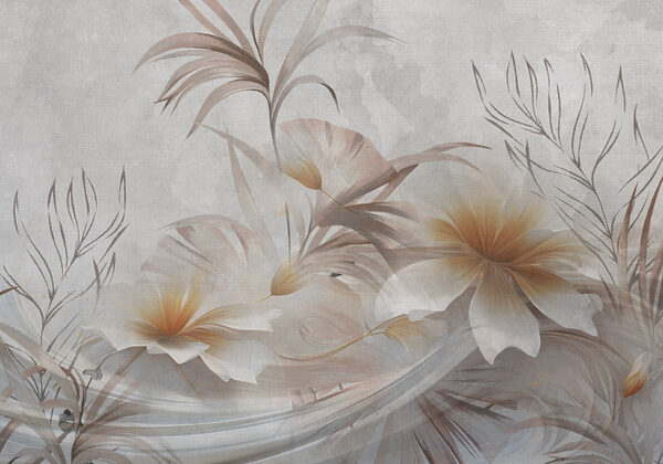 Design floral elegante com tons suaves Design floral elegante com tons suaves