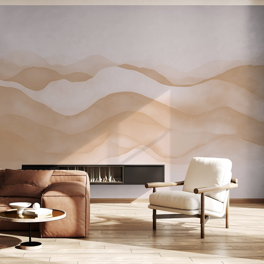 Ondas bronzeadas e brancas Ondas bronzeadas e brancas