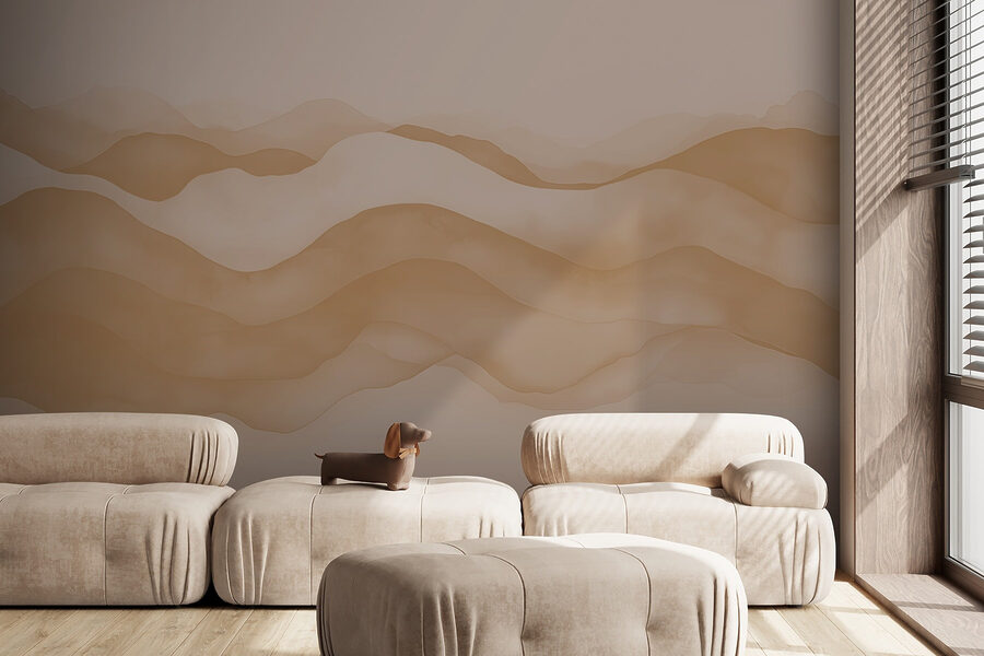 Ondas bronzeadas e brancas Ondas bronzeadas e brancas
