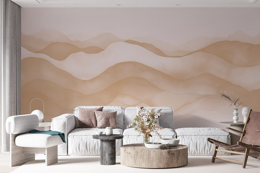 Ondas bronzeadas e brancas Ondas bronzeadas e brancas