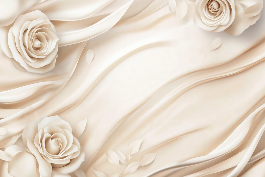 Rosas brancas num pano branco Rosas brancas num pano branco