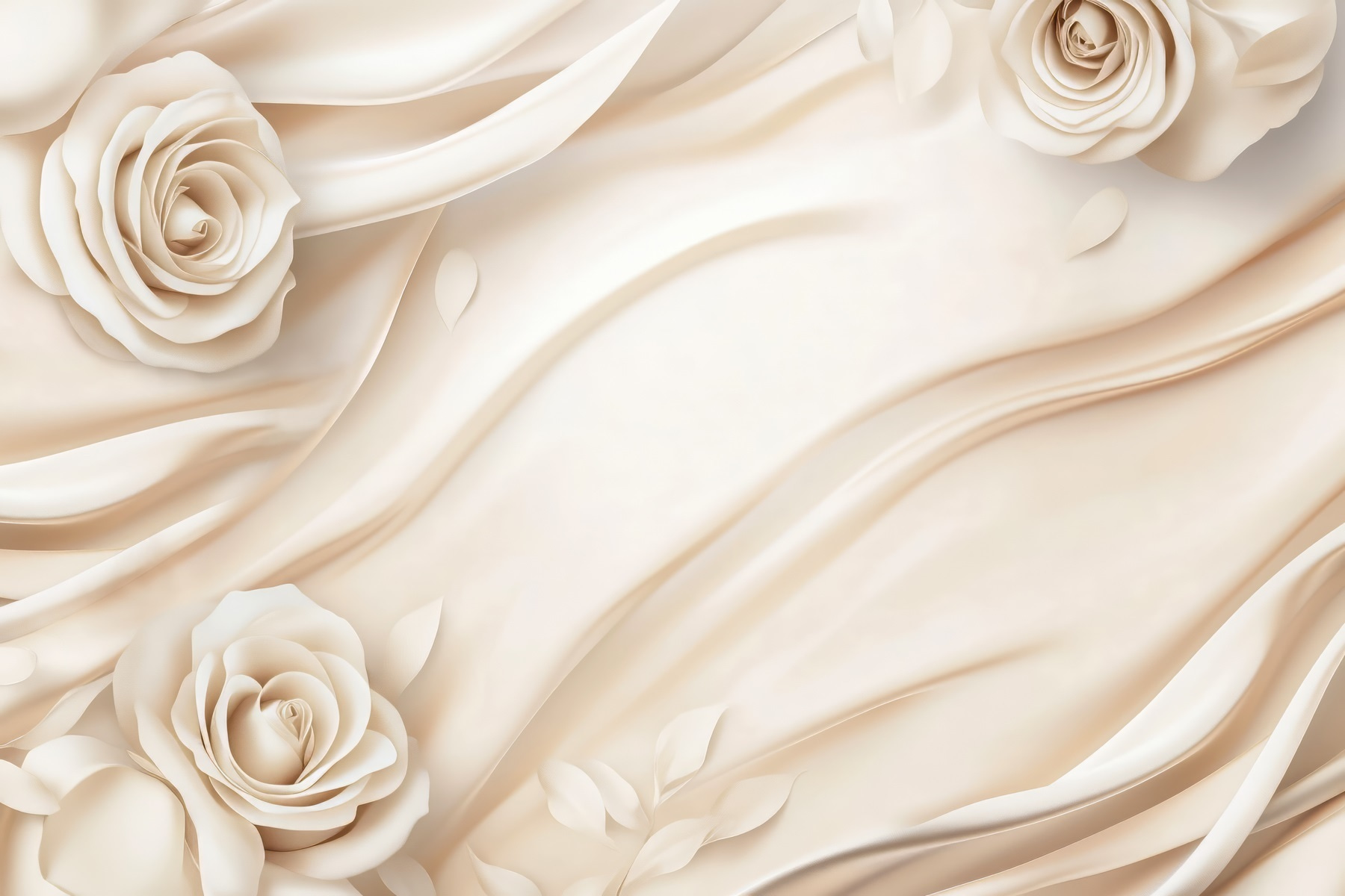 White roses on a white cloth White roses on a white cloth