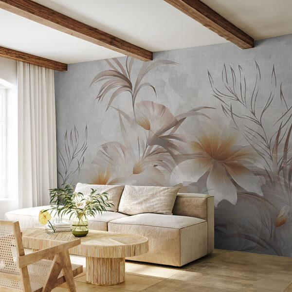 Design floral elegante com tons suaves Design floral elegante com tons suaves