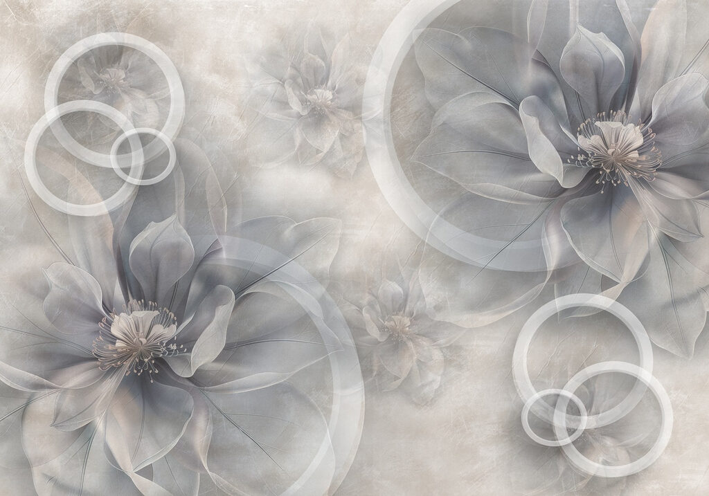 Flores delicadas em tons suaves Flores delicadas em tons suaves