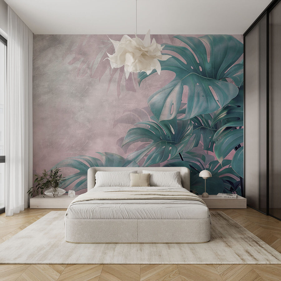 Papel de parede Vegetação luxuriante em tons suaves. - Image 3
