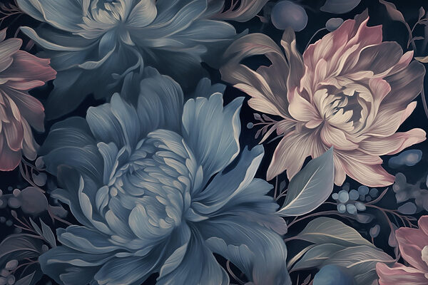 Delicate blooms in soft hues Delicate blooms in soft hues