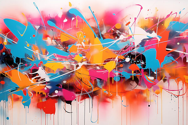Arte colorida salpicada Arte colorida salpicada