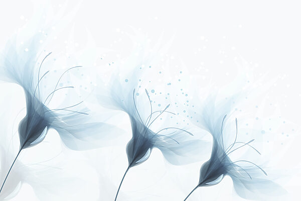 Flores delicadas em tons suaves Flores delicadas em tons suaves