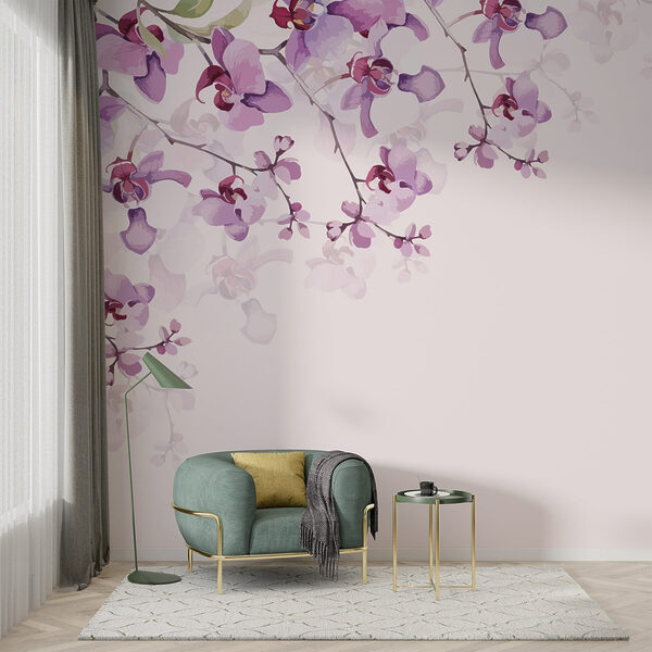 Orquídeas delicadas em tons pastel suaves Orquídeas delicadas em tons pastel suaves
