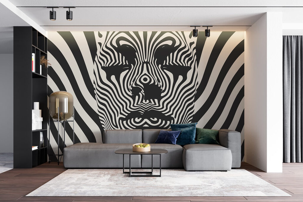 Black and white image of a person's face Black and white image of a person's face