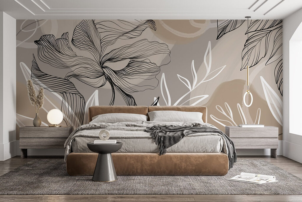 Flowing lines and organic shapes combine Flowing lines and organic shapes combine