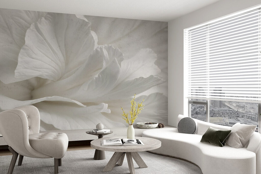 Delicate petals in soft embrace Delicate petals in soft embrace