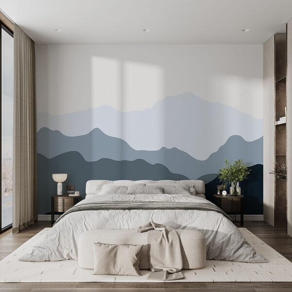 Cordilheira com um fundo branco Cordilheira com um fundo branco