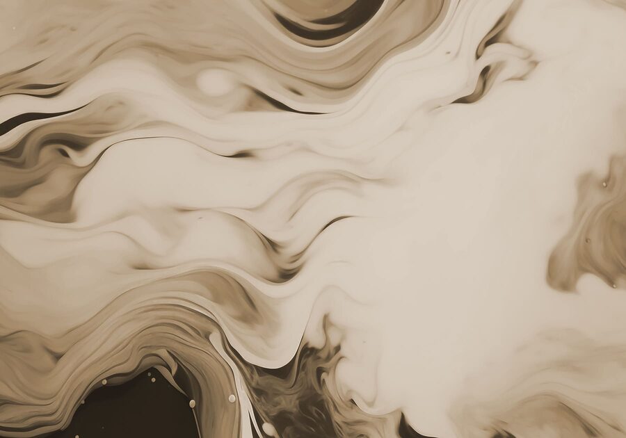 Ondas fluidas em tons neutros suaves