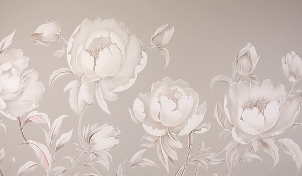 Papel de parede com flores Papel de parede com flores
