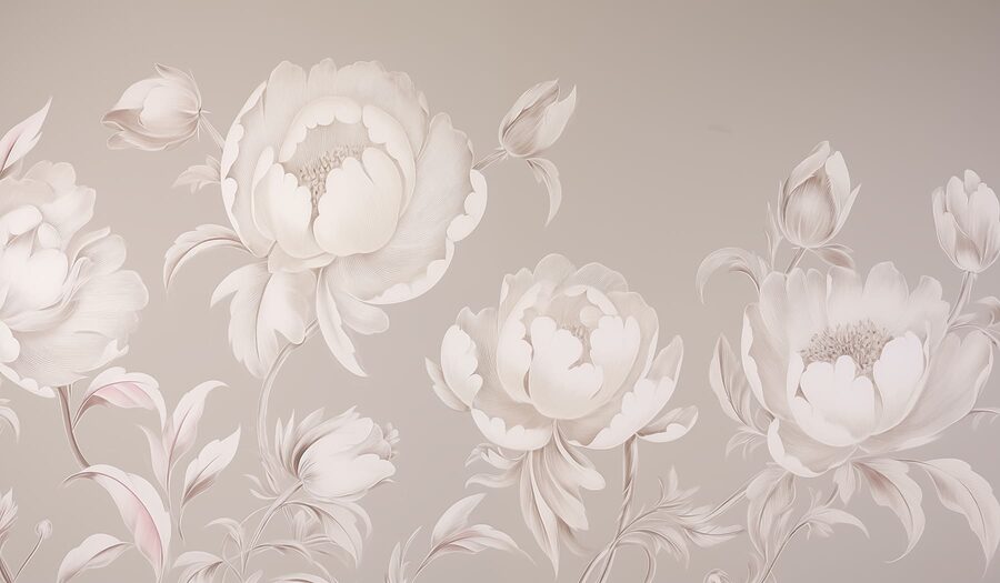 Papel de parede com flores