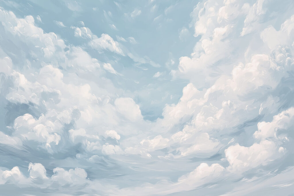 Céu azul com nuvens Céu azul com nuvens