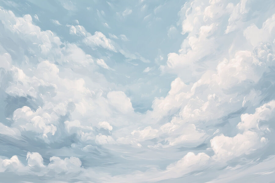 Céu azul com nuvens Céu azul com nuvens