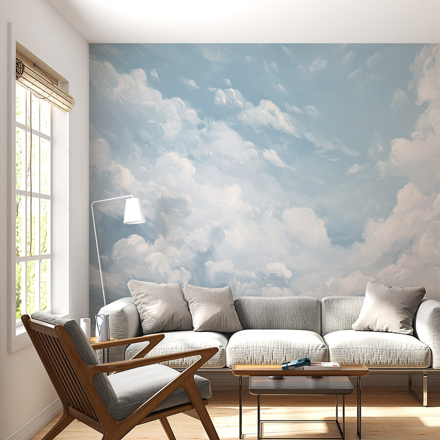 Céu azul com nuvens Céu azul com nuvens