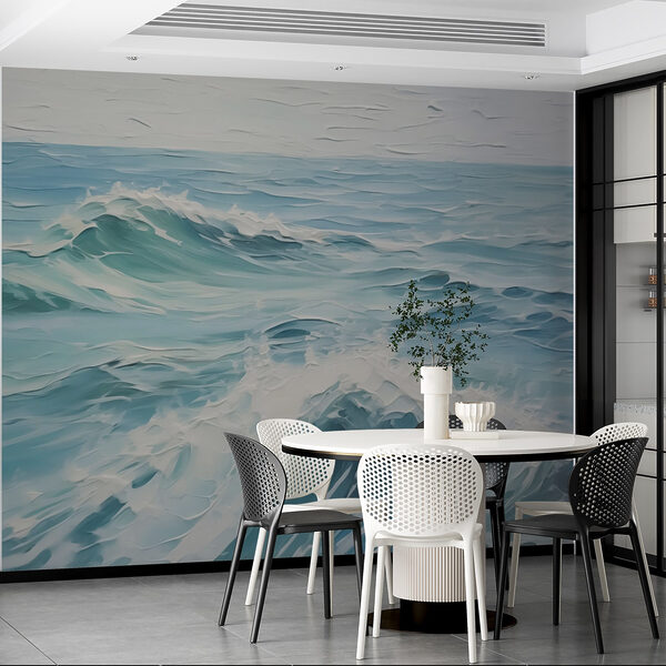 Pintura de uma onda Pintura de uma onda