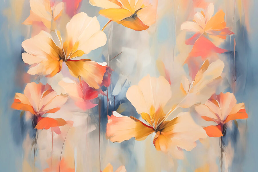 Pintura de flores