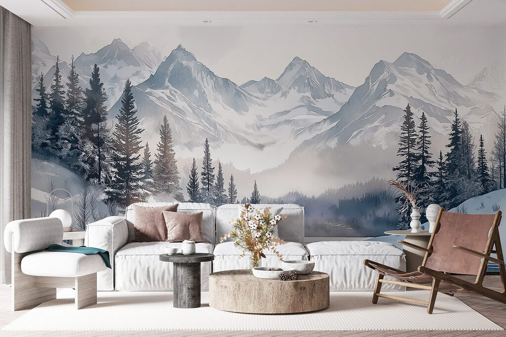 Lake surrounded by snow and mountains Lake surrounded by snow and mountains