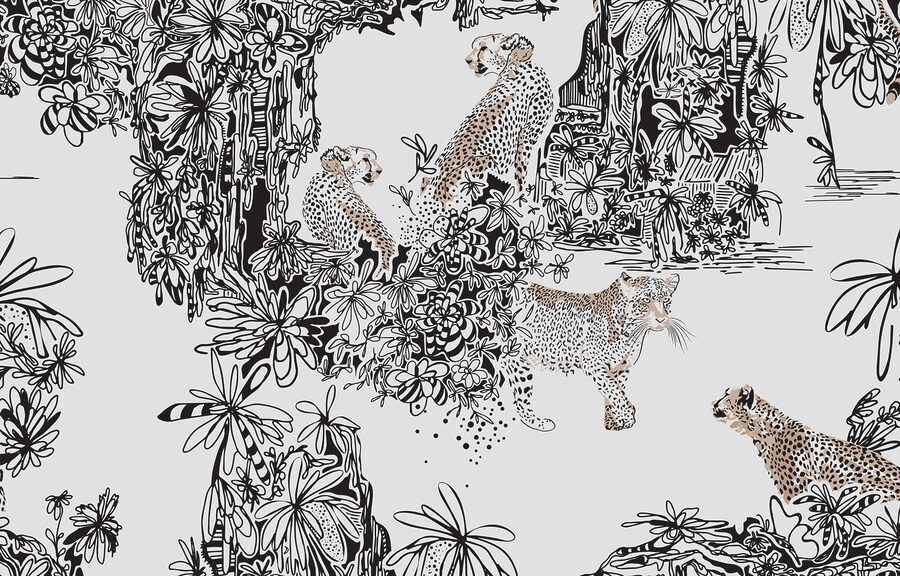 Padrão de chitas e leopardos