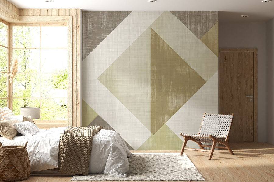 Papel de parede Formas geométricas abstractas e texturas.