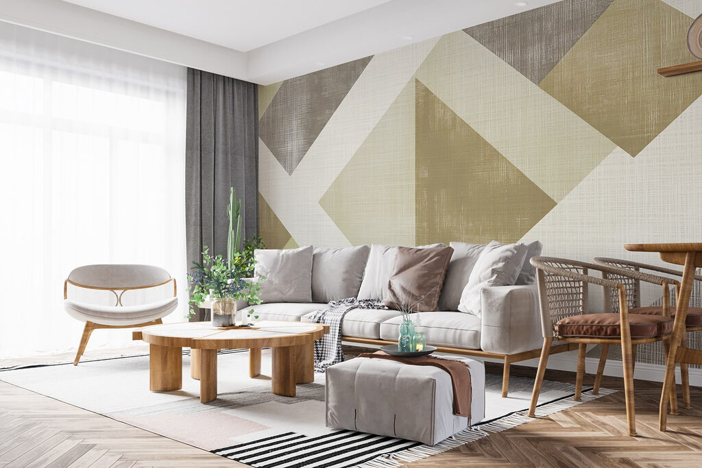 Abstract geometric shapes and textures