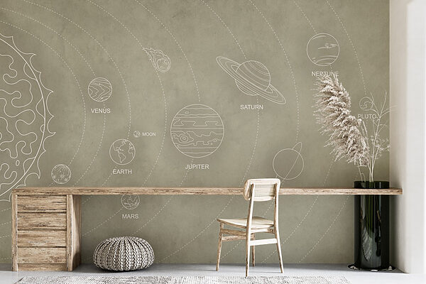 Diagrama dos planetas e seus nomes Diagrama dos planetas e seus nomes