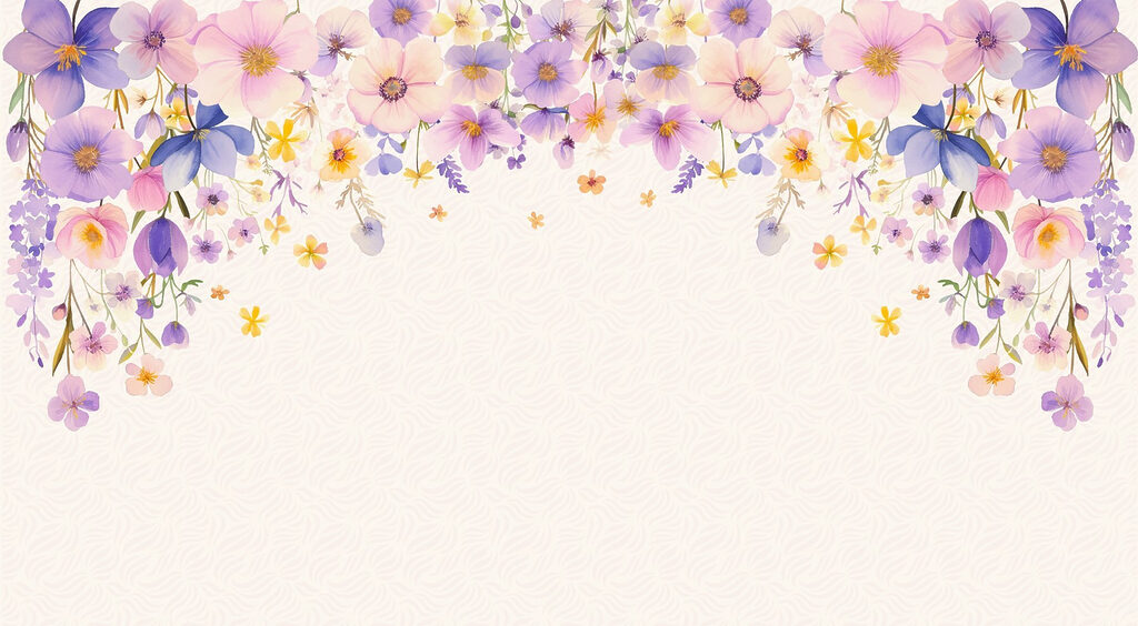 Grupo de flores sobre um fundo branco Grupo de flores sobre um fundo branco