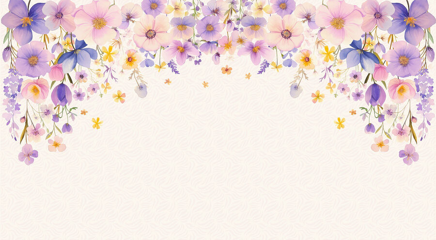 Grupo de flores sobre um fundo branco Grupo de flores sobre um fundo branco