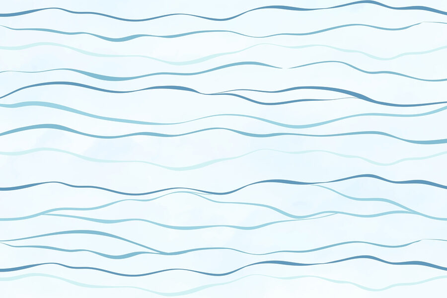 Papel de parede Padrão azul e branco - Image 3