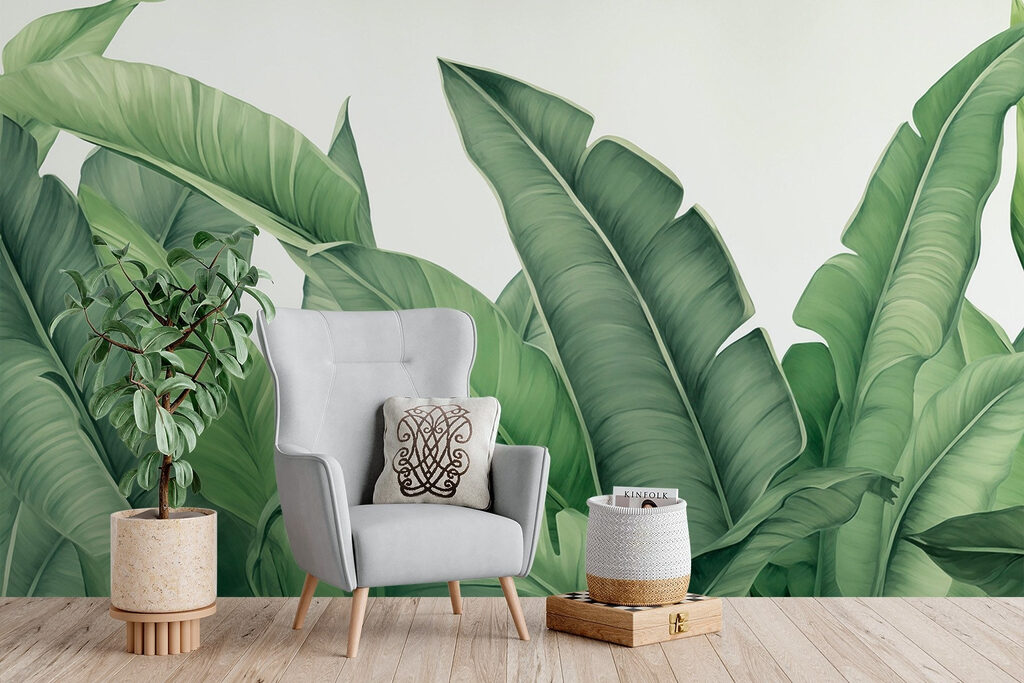 Group of green leaves