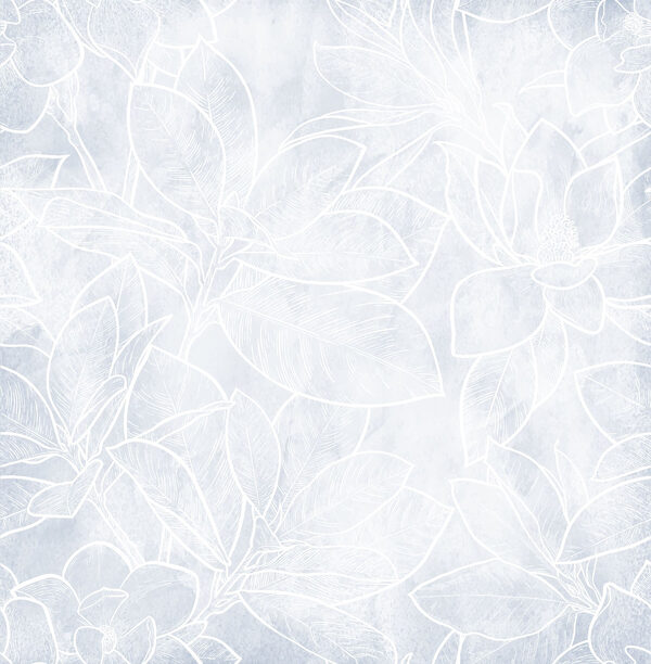 Padrão floral branco sobre um fundo branco Padrão floral branco sobre um fundo branco