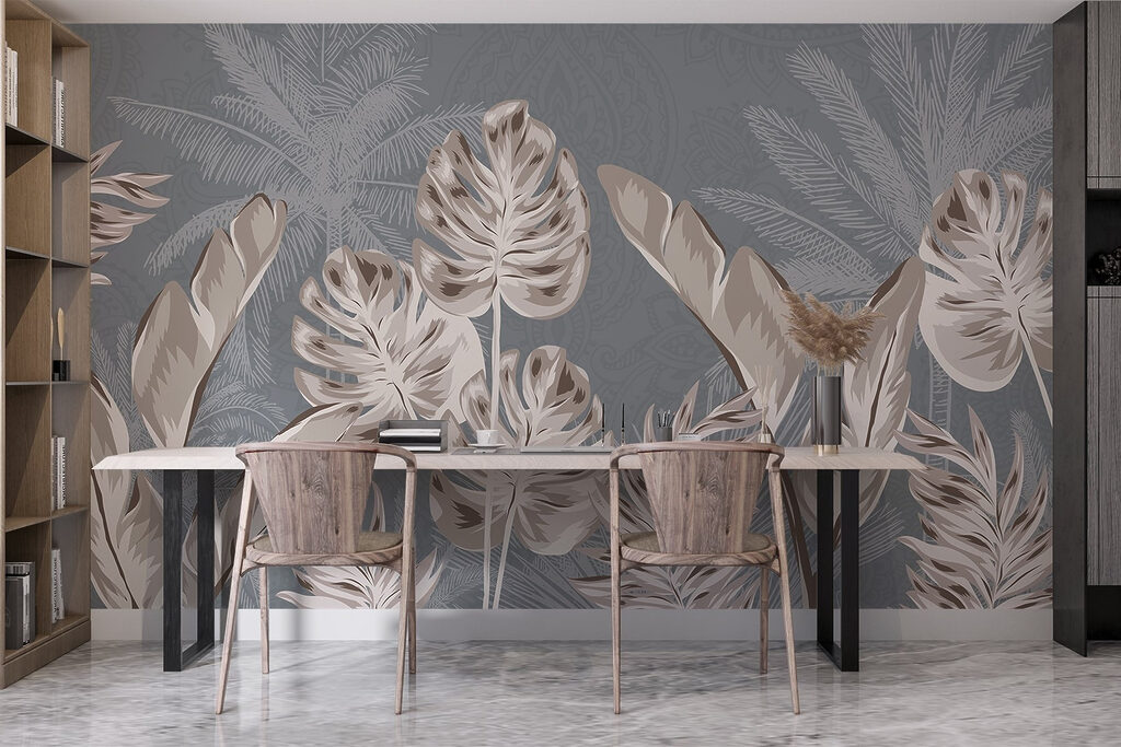Elegant botanical design with soft hues