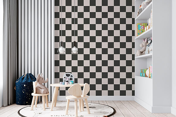Padrão axadrezado preto e branco Padrão axadrezado preto e branco
