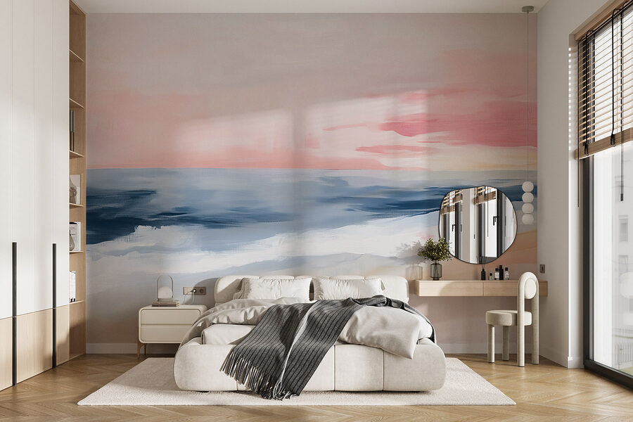 Pintura de uma praia