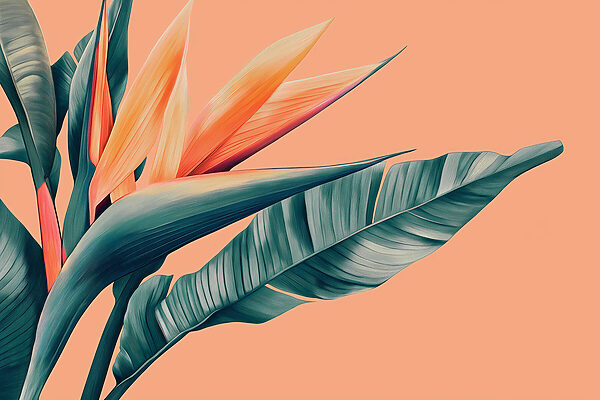 Vibrant blooms against a soft backdrop