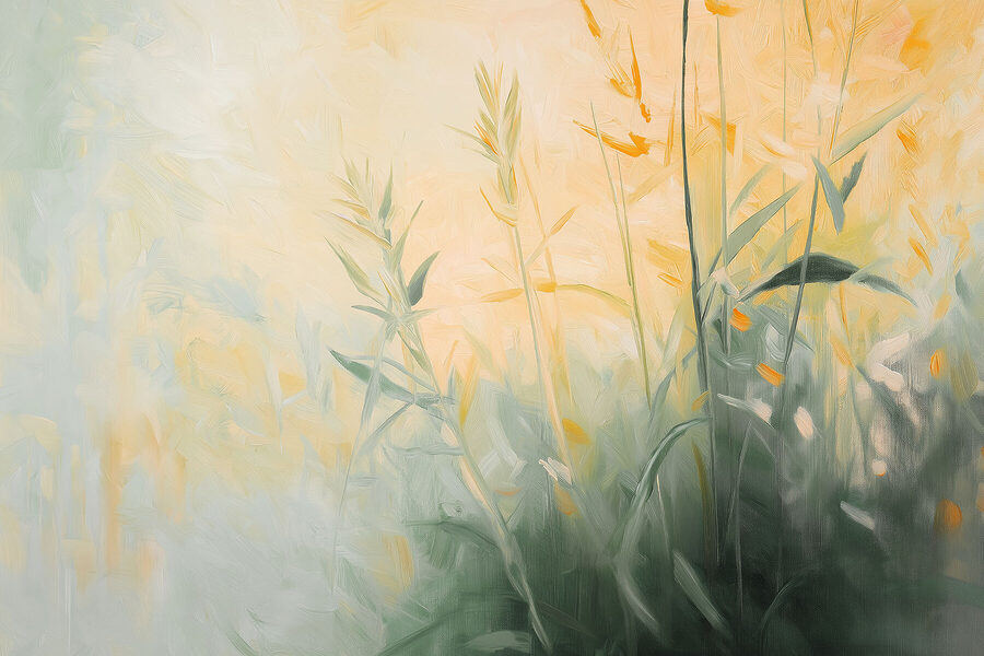 Pintura de plantas e flores