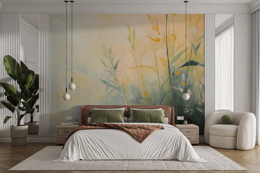 Pintura de plantas e flores